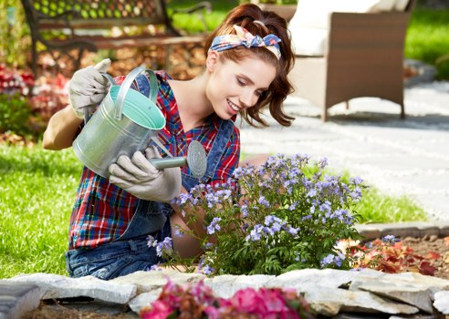 Booking and service agreement details for gardening work