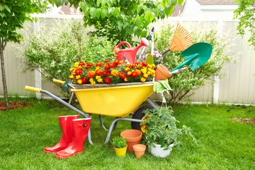 Professional gardeners in Feltham maintaining healthy outdoor spaces